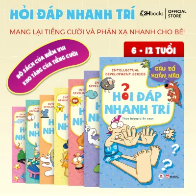 Sách Hỏi đáp nhanh trí, sách câu đố cho bé, sách đố vui cho bé, sách tư duy cho bé, TB 2025
