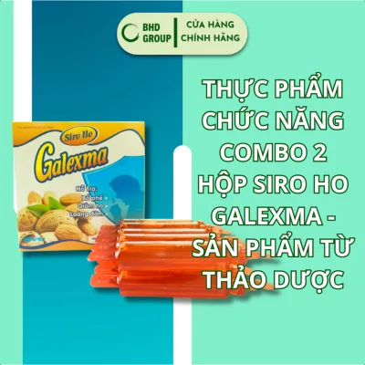 THỰC PHẨM CHỨC NĂNG COMBO 2 HỘP SIRO HO GALEXMA - SẢN PHẨM TỪ THẢO DƯỢC