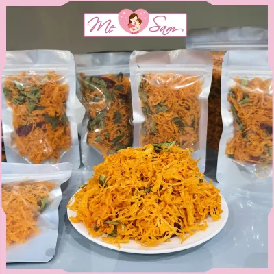 Khô gà lá chanh loại 1 đồ ăn vặt ngon giòn đậm vị Shop Mẹ Sam