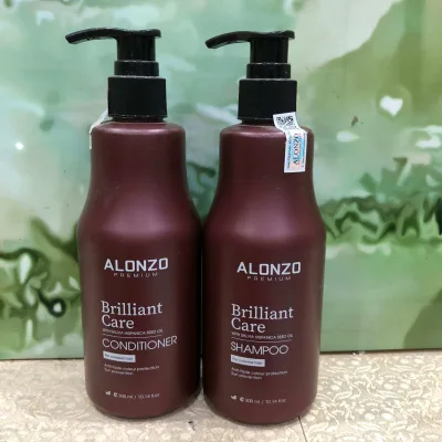 Cặp dầu gội xả ALONZO BRILLIANT chăm sóc tóc nhuộm 300mlx2