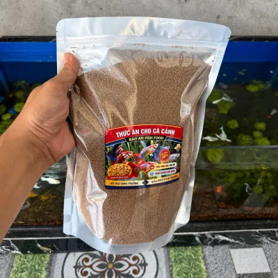 Thức ăn cá cảnh-Thủy sinh đạm 42%(500G-1KG)CÁM NỔI CHO CÁ 7 MÀU Betta / Neon / Mún / Đuôi Kiếm/Molly