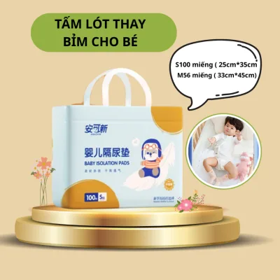Miếng Lót Chống Thấm Cho Bé Thay Tã Bỉm ANKEXIN dùng 1 lần thay tã bỉm cho bé & mẹ sau sinhsiêu tiết kiệm, thấm hút.