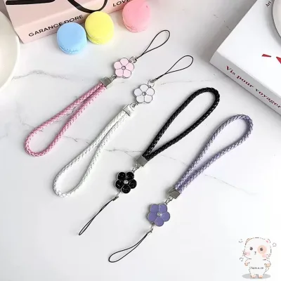 Dây đeo điện thoại hình cỏ ba lá sáng tạo Dây đeo điện thoại dệt Dây đeo điện thoại Ốp lưng chứng nhận