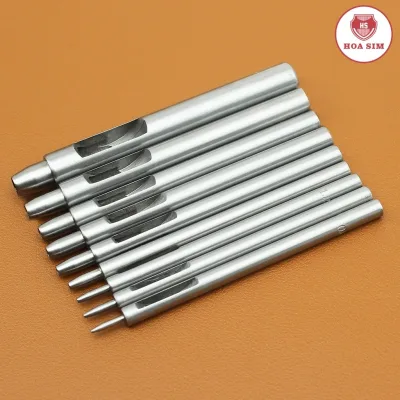 Đục lỗ Tròn Thắt Lưng Da, dây da đồng hồ 0.5 1 1.5 2 2.5 3 3.5 4 4.5 5 mm - Dụng cụ làm đồ da thủ công