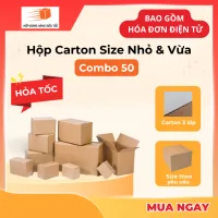 Hộp Carton 3 Lớp (Size Nhỏ - Giá Đã Gồm Hóa Đơn - Thùng Giấy Hộp Carton Đóng Hàng-Giá Sỉ)