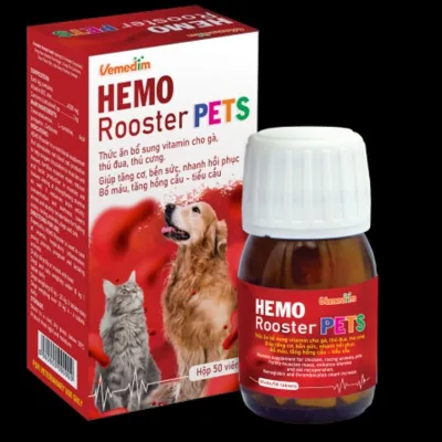 Hemo rooster pets - Thức ăn bổ sung vitamin cho gà, thú đua, thú cưng