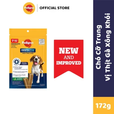Pedigree Dentastix Bánh xương cho chó trung – 7 thanh, 14 thanh
