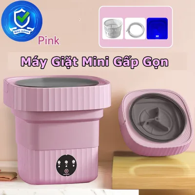 Foldable Mini Washing Machine, Automatic Mini Washing Machine for Washing Socks, Underwear, and Baby Clothes