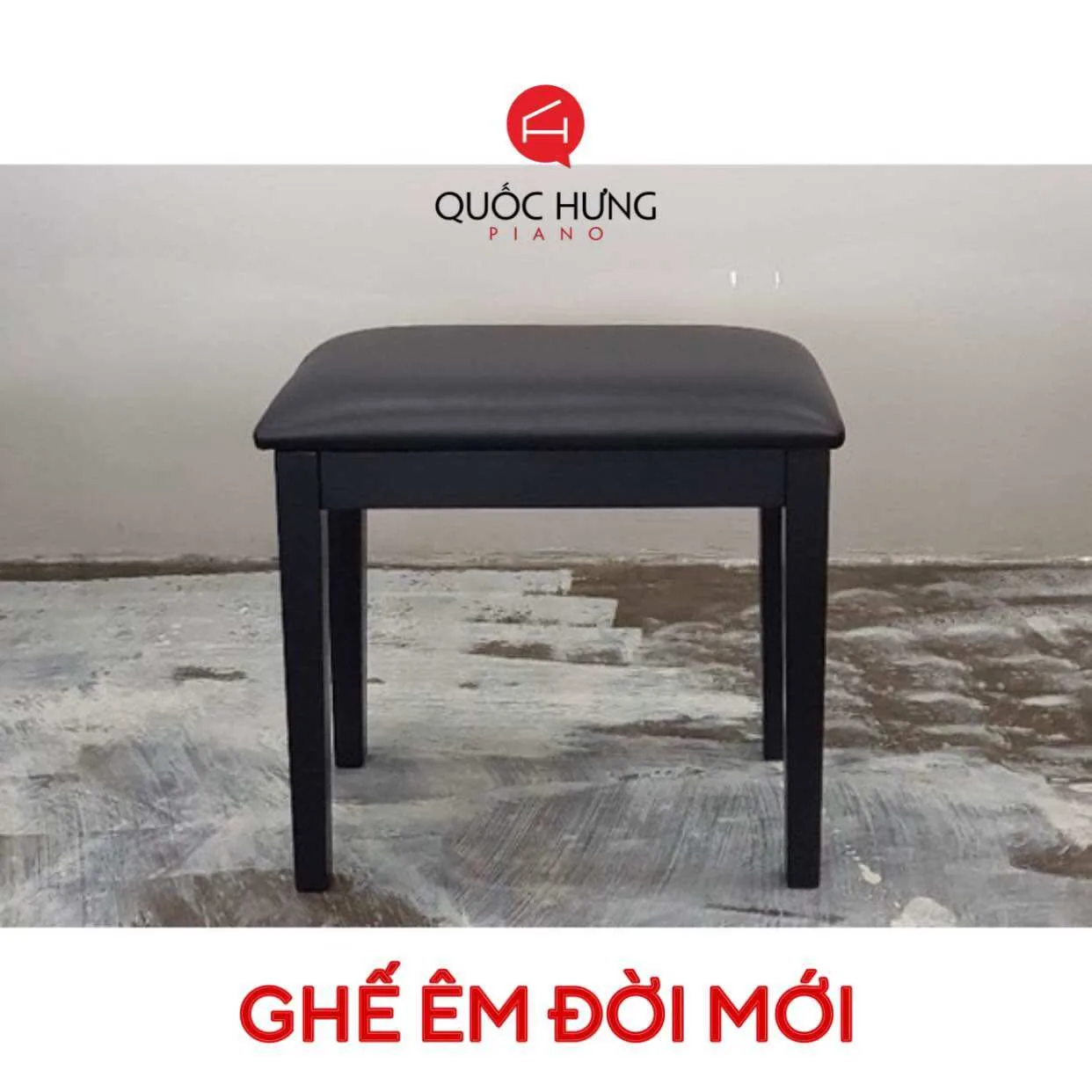 Ghế êm đời mới, hàng chính hãng công ty chuyên dành cho Piano, Organ và các nhạc cụ khác. (Loại có tháo rời)