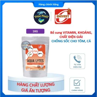 AQUA LYTES 1KG - Vitamin tổng hợp, khoáng ăn và chất điện giải cho cá, tôm, hạn chế sốc khi vận chuyển