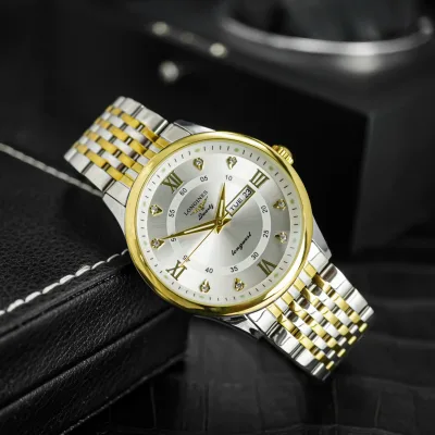 Super Beautiful Imitation Mechanical Men's Watch with Floating Hands Lg 31 - Flywheel with Embossed Logo - High-End Product