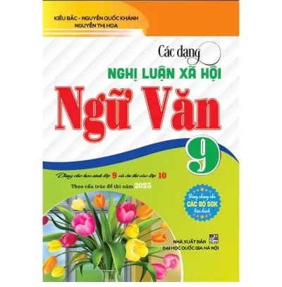Sách - Các dạng nghị luận xã hội ngữ văn 9 (dành cho học sinh lớp 9 vào lớp 10 theo cấu trúc đề thi năm 2025) - HA