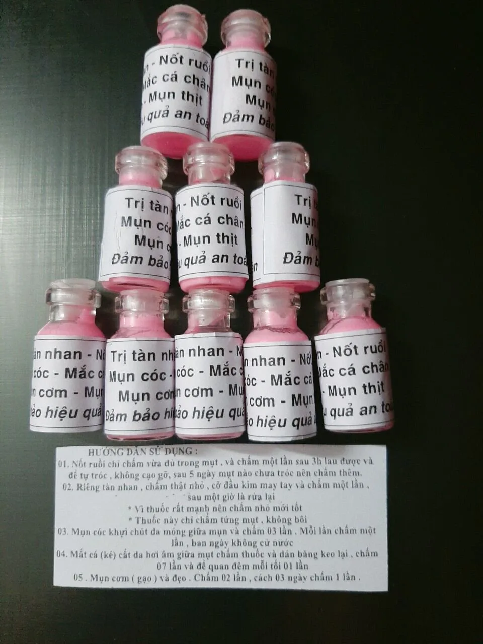 Tẩy nốt ruồi, mụn cóc, mụn thịt, mụn cơm, tàn nhang, mắc cá chân