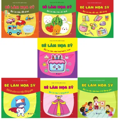 Sách - Tô Màu Cho Bé - Bé Làm Họa Sĩ ( Tự Chọn Chủ Đề )