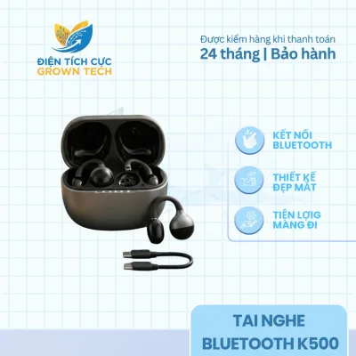 K500 Bluetooth Headphones Are Compactly Designed with a Convenient Bluetooth Connection for Easy Portability, and Have Clear Sound Quality, with a 24-Month Warranty.