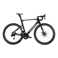 LUOKEXIONGDI | Tay Cầm Đua Đèn Carbon Sợi Nhẹ Có Phanh Đĩa và Chuyển Đổi Điện Tử