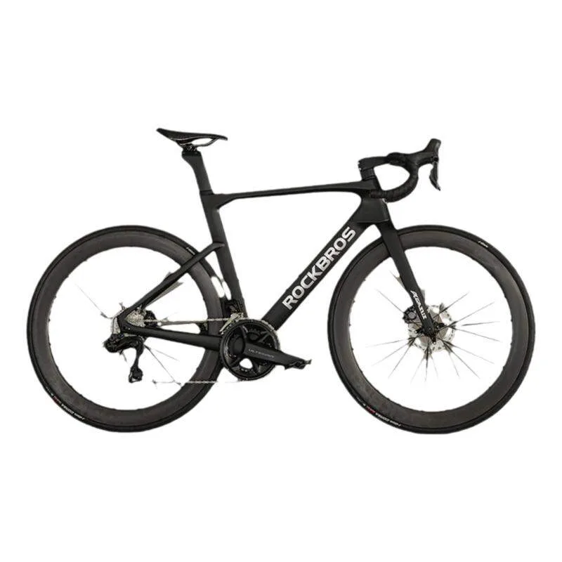 LUOKEXIONGDI | Tay Cầm Đua Đèn Carbon Sợi Nhẹ Có Phanh Đĩa và Chuyển Đổi Điện Tử