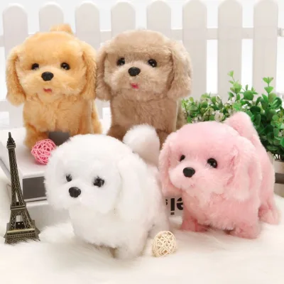 Đồ chơi chó bông dùng pin biết đi, vẫy đuôi, sủa gâu gâu rất đáng yêu