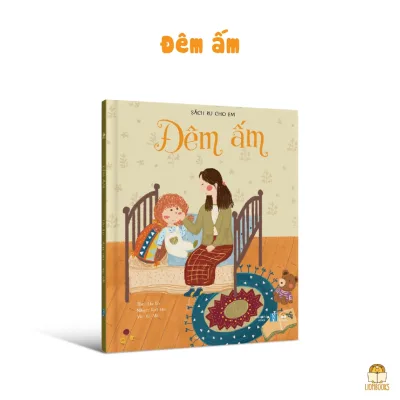 Sách thơ ru - Cuốn Đêm ấm (Bìa cứng, kèm nhạc) - Cho bé trước giờ đi ngủ
