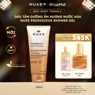 Nuxe Prodigieux Luxurious Perfume Moisturizing Shower Oil ® Shower Oil Precious Scented Shower Oil 200ml