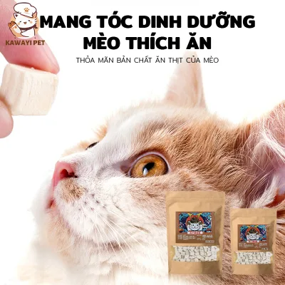 Thức ăn nhẹ cho mèo khô đông lạnh Viên gà 50g Đồ ăn nhẹ cho thú cưng cho chó Gà đông khô gà đông lạnh HHMPS00843