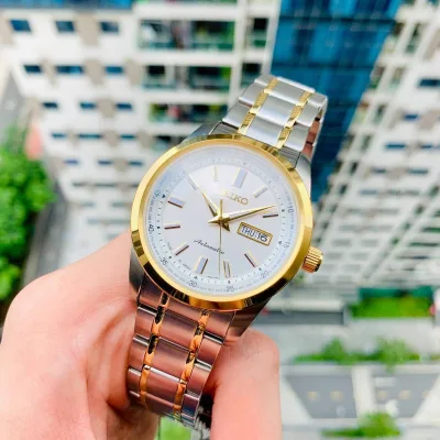 { ĐỒNG HỒ PHỐ } Đồng Hồ Seiko 5 Jewels Dây Demi Lịch Lãm Bảo Hành 18 Tháng