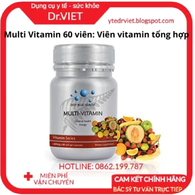 Oral tablets supplement multi-vitamin deep blue health-supply sufficient power for operation each day of the body, A full complement of vitamins and minerals indispensability help enhance the resistance, improve digestion