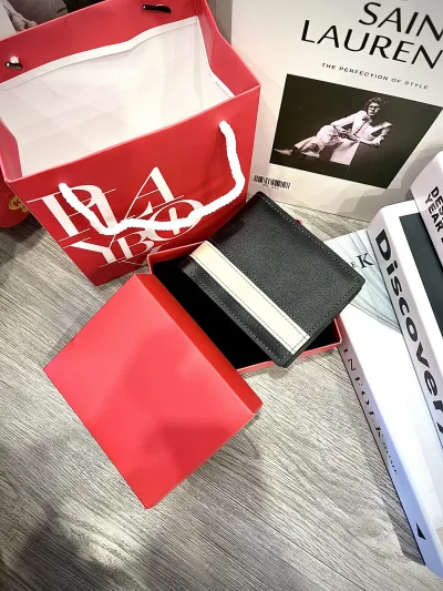 Quà tặng Ví da nam-da Saffiano-loại 1 - fullbox - ví da nam full hộp và túi xách sang trọng làm quà tặng (ảnh chụp thật)