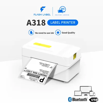 Máy in đơn hàng FlashLabel in từ điện thoại khổ A7 in đơn ,mã vận đơn,phiếu gửi hàng