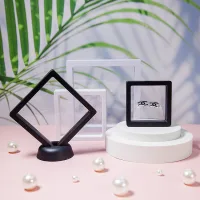 Hộp Đựng Trang Sức Màng PE Trong Suốt, Hộp Trang Sức Mini Trưng Bày Nữ Trang