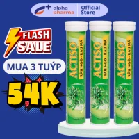 Viên sủi giải độc mát gan Actiso tuýp 20 viên thanh lọc cơ thể.