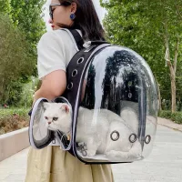 Balo phi hành gia  cho chó mèo trong suốt nhiều màu cao cấp