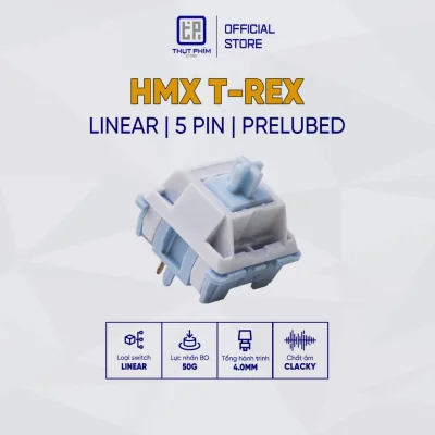 Switch HMX T-Rex Linear Công tắc bàn phím cơ 5 pin lực nhấn 50g Thụt Phím Store