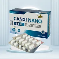 Viên uống calci hữu cơ Kingphar Canxi Nano D3 - K2, hộp 30v