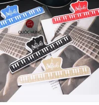 Kẹp bản nhạc hình Piano, kẹp tài liệu, guitar, sách vở(kẹp dài hàng chuẩn)