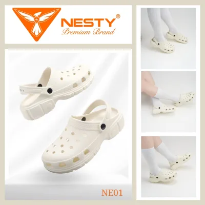 Dép Sục Nam Nữ NESTY Kiểu Dáng Basic Đế Mềm Cao 4cm