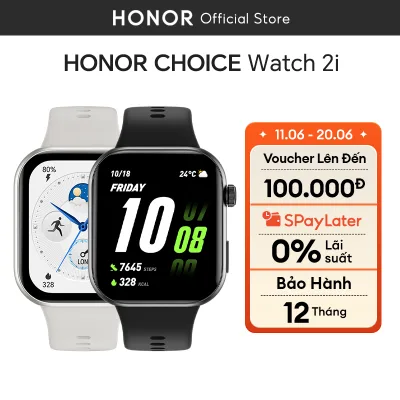 Đồng hồ thông minh Honor Choice Watch 2i| Màn hình 1.85 " AMOLED, Pin 14 ngày