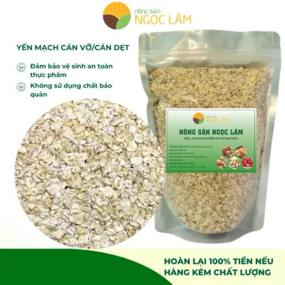Yến mạch nhập khẩu, yến mạch cán vỡ, cán dẹt