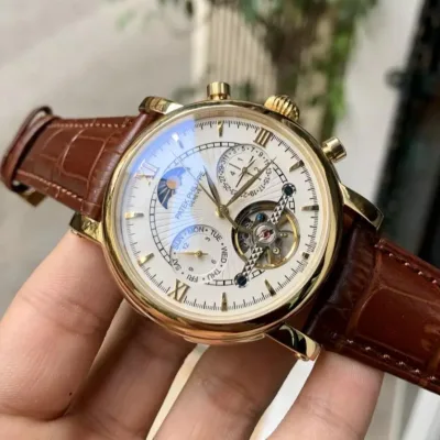 { RẺ VÔ ĐỐI }{ BẢO TÍN ĐỒNG HỒ SHOP SỊN } Đồng Hồ Nam Patek AU02 Máy Cơ Automatic Sang Trọng + Thẻ Bảo Hành patek