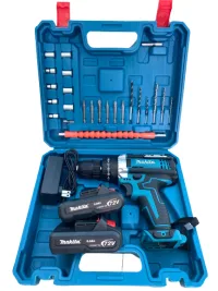 Máy khoan pin Makita 72v cầm tay, máy khoang pin 3 chức năng có búa, tặng kèm bộ phụ kiện 24 chi tiết