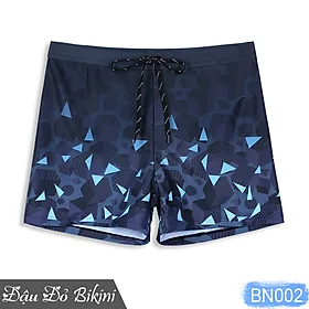Quần bơi boxer nam loại đẹp dầy dặn, thiết kế chuyên nghiệp, chất thun bơi lạnh cao cấp mau khô, ôm gọn chống lộ | BN002