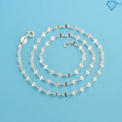 Children's Silver Necklace Dtn0007 - Tnj Jewelry
