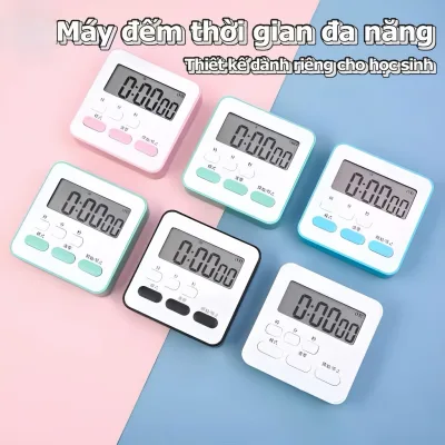 Đồng hồ điện tử để bàn đếm ngược bấm giờ hẹn nấu ăn, làm bánh, tập gym, chơi thể thao, học tập thông minh tiện lợi