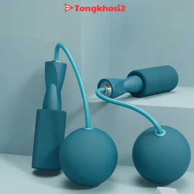 PVN62248 Dây nhảy thể lực đàn hồi không dây có bóng dây nhảy tập gym thể dục giảm cân loại bóng lớn tongkhosi2