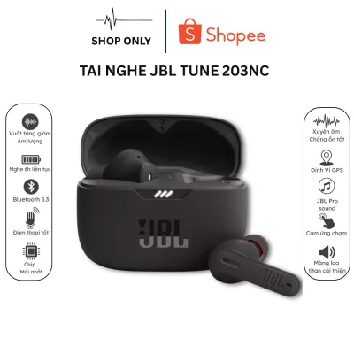 Tai Nghe Bluetooth JBL Tune 230NC - Bass Siêu Căng - Chống Ồn ANC - Cảm Ứng Chạm - Pin 40H - BH 24T