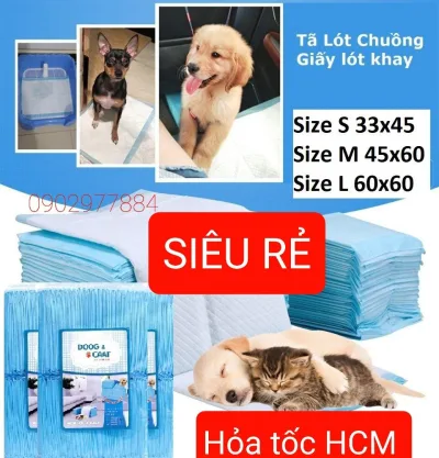 Pack of Diapers/Tray Liners for Pets Doog & Cat Size S,M,L, XL