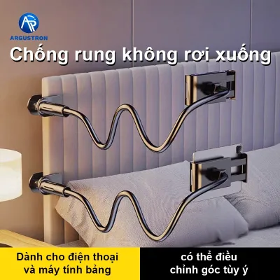 argustron Giá đỡ điện thoại, giá đỡ điện thoại để đầu giường, giá đỡ máy tính bảng, giá đỡ máy tính để bàn, kẹp để đ