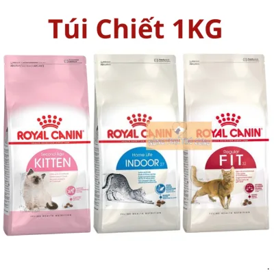 Thức Ăn Mèo Royal Canin TÚI 1KG CHIẾT (Indoor, Fit, Kitten, Babycat) - [Nông Trại Thú Cưng]
