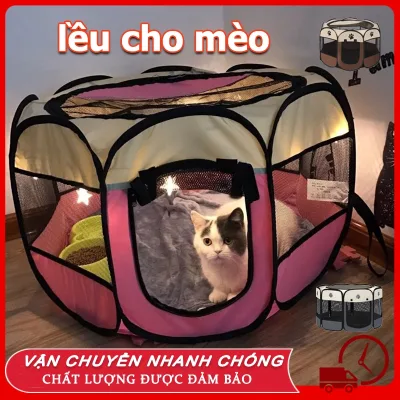 lều cho mèo đẻ thể gập lại Ổ Đẻ cho Chó Lều tổ mèo cỡ lớn chống thấm nước, chống trầy xước Ổ Đẻ Cho Mèo Chó Gấp Gọn