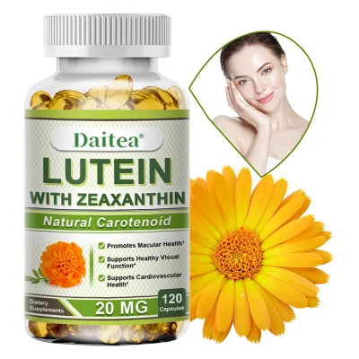 Thực phẩm chức năng chứa Lutein giúp duy trì thị lực khỏe mạnh, giữ ẩm cho mắt và giảm mỏi mắt